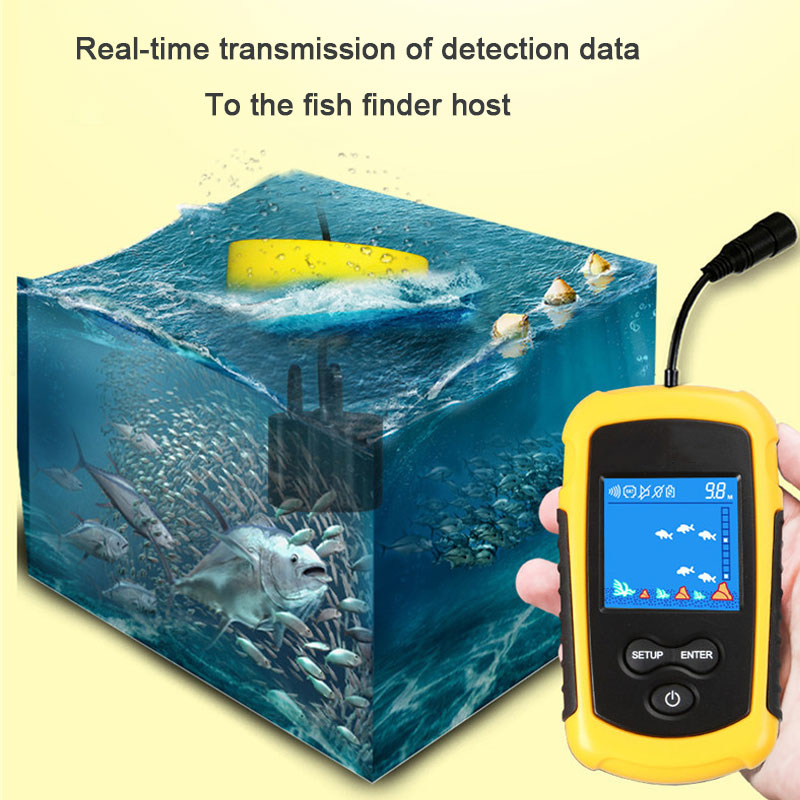 Fish Finder Cable - 100 M Kablolu Renkli Ekran Taşınabilir