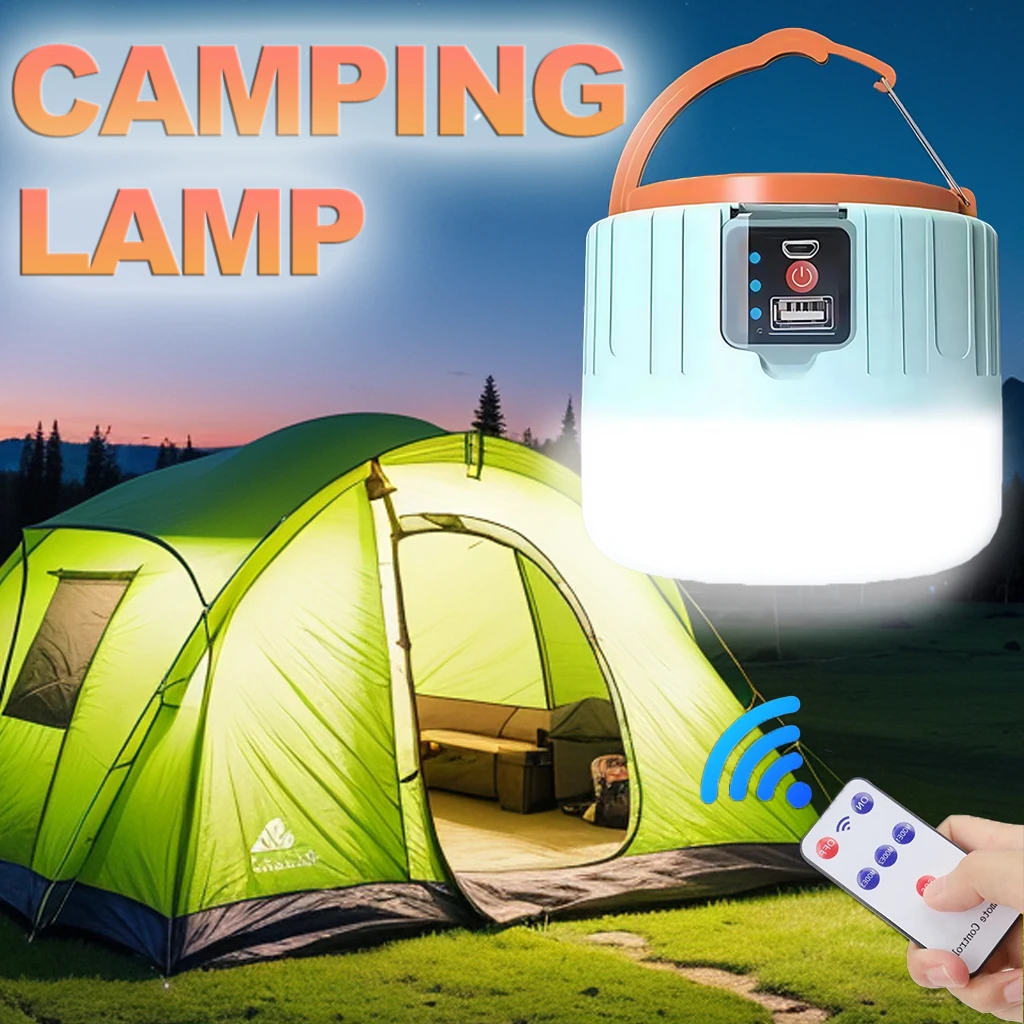 Fishing Light - Güneş Enerjili Kamp Feneri Şarj Edilebilir