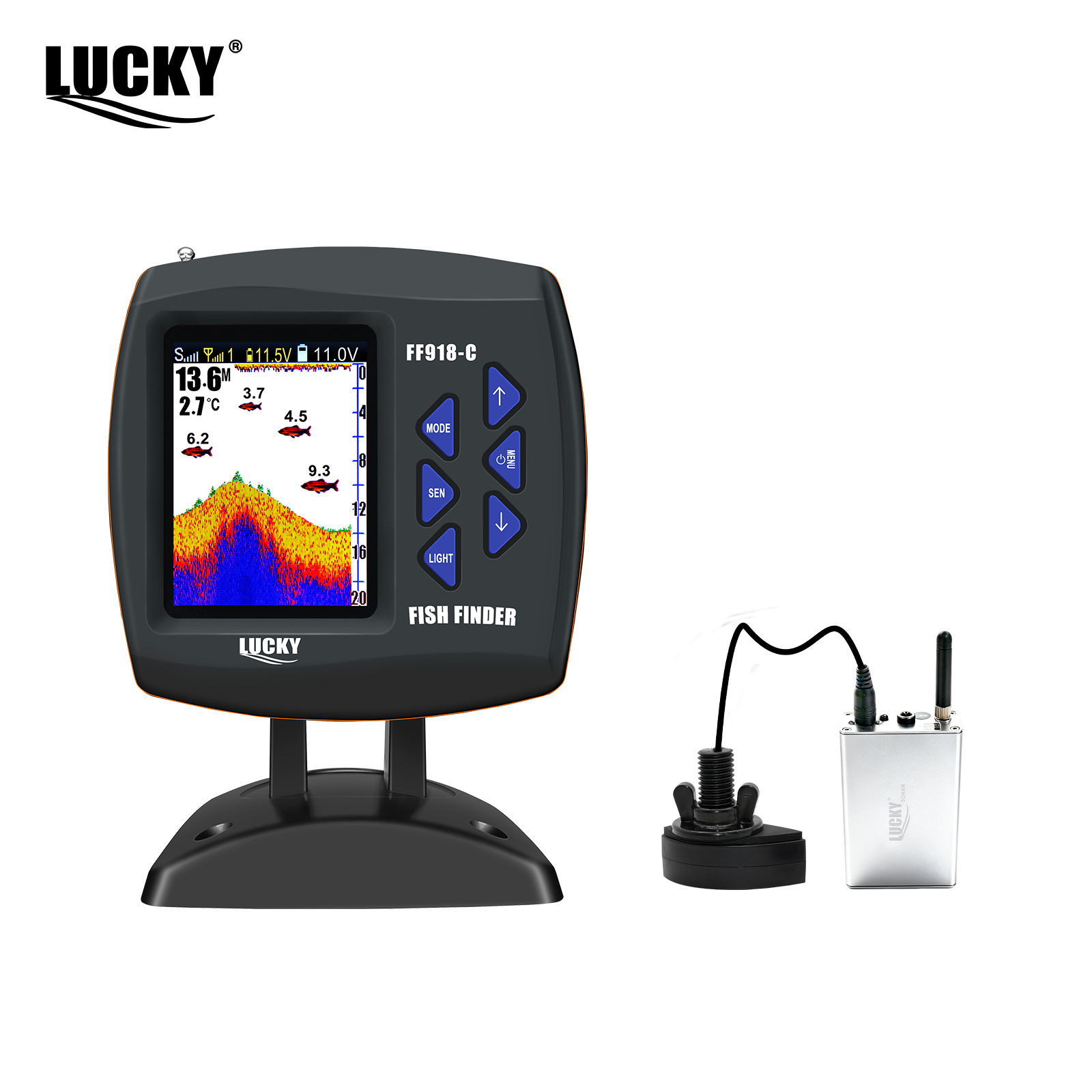 Fish Finder Cable - Lucky FF918 Kablosuz Uzaktan Kumandalı Tekne