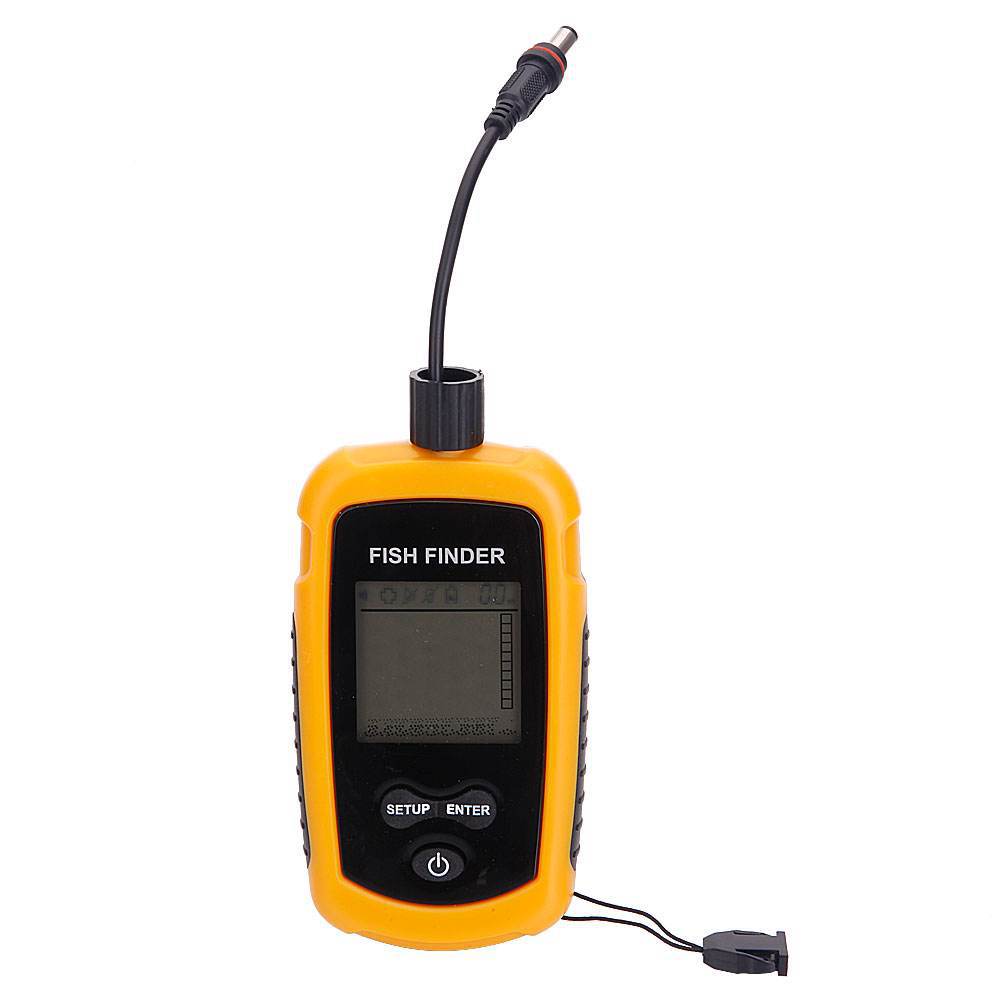 Fishing Depth Finder - Alarm 100M Taşınabilir Sonar Balık Bulucu