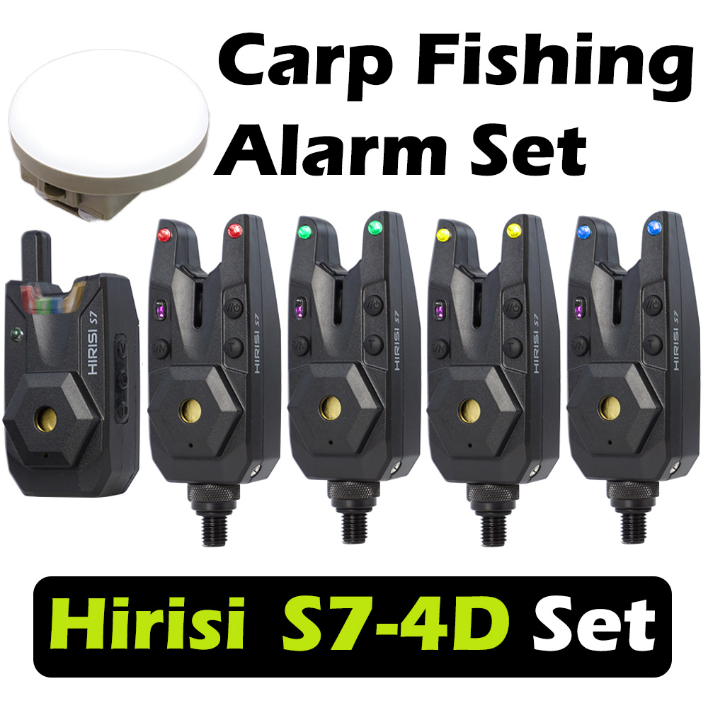 Bite Alarm - Hirisi S7-4D Kablosuz Sazan Balıkçılığı Isırık