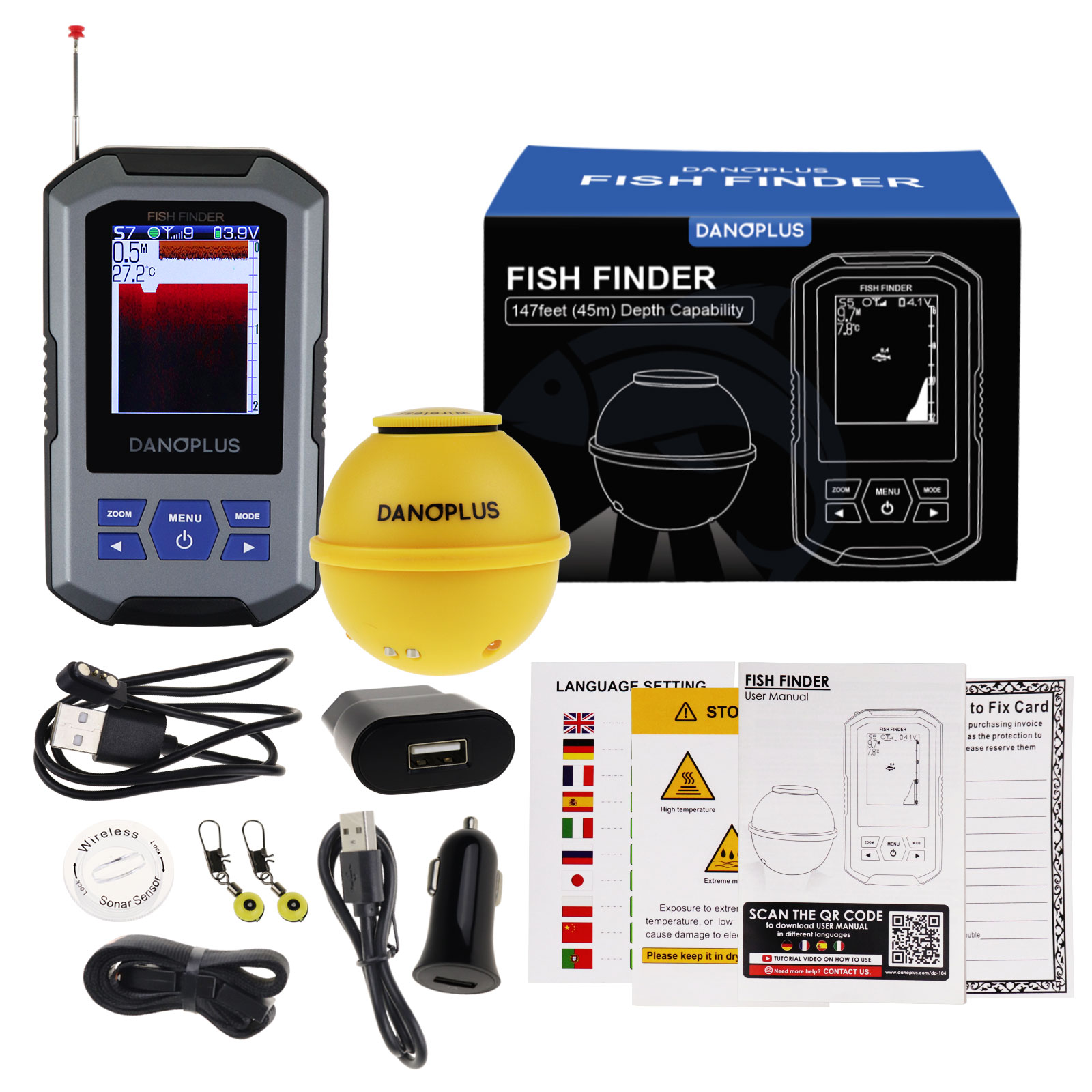 Balık Bulucu Kablosuz Sonar Se - Fish Finder incelemesi ve fiyatı