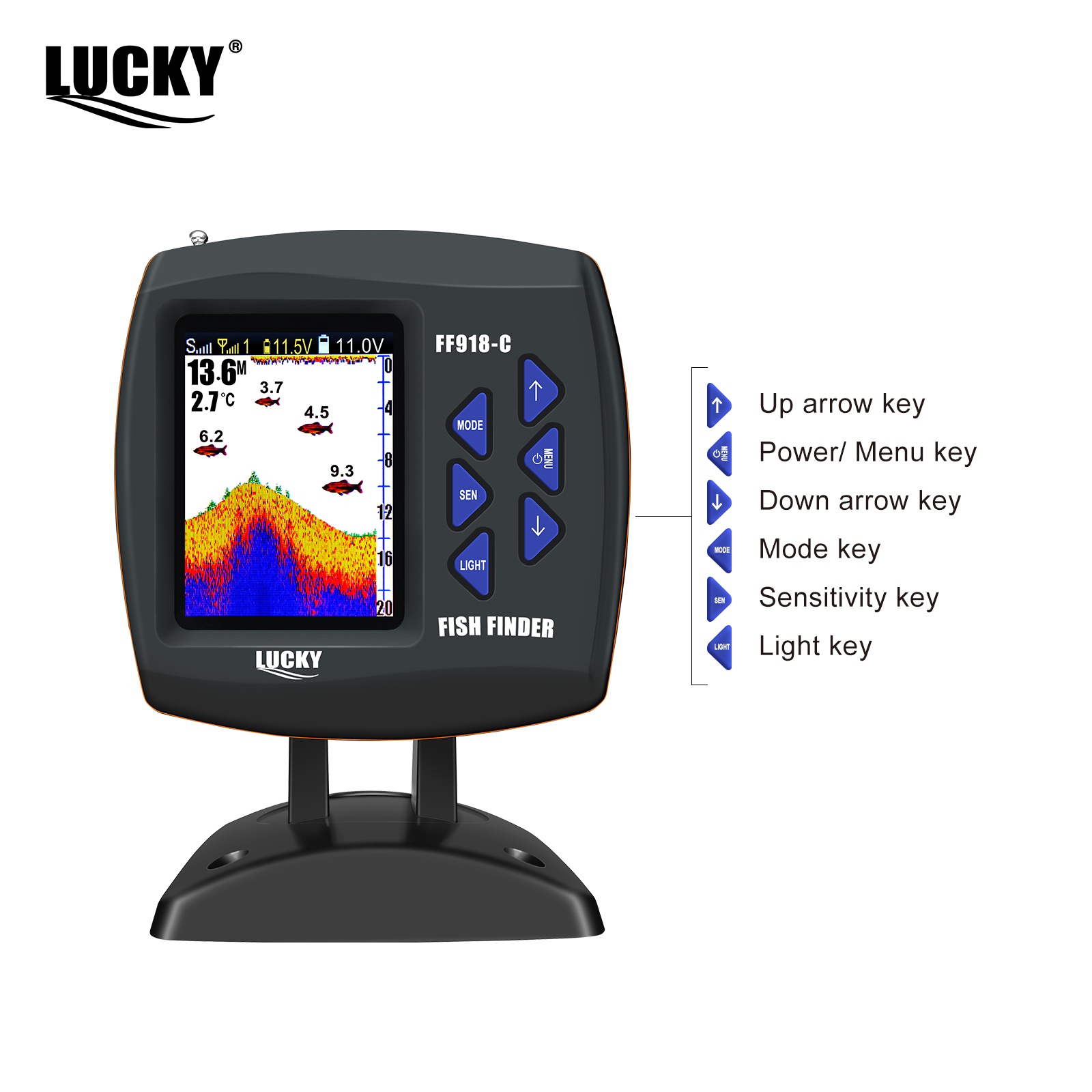 Lucky FF918 Kablosuz Uzaktan K - Fish Finder Cable incelemesi ve fiyatı