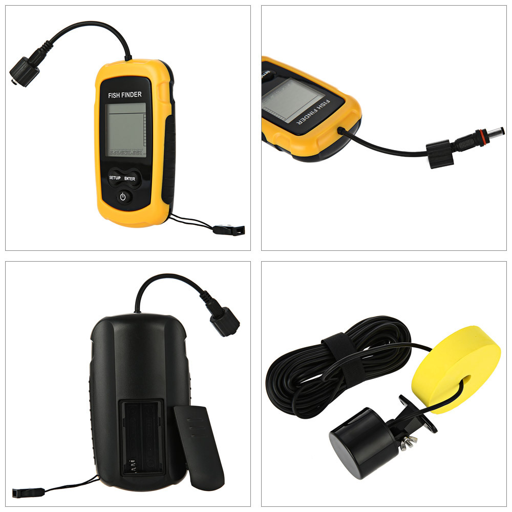 Alarm 100M Taşınabilir Sonar B - Fishing Depth Finder incelemesi ve fiyatı